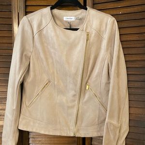 NWT Calvin Klein Women’s Faux Suede Jacket